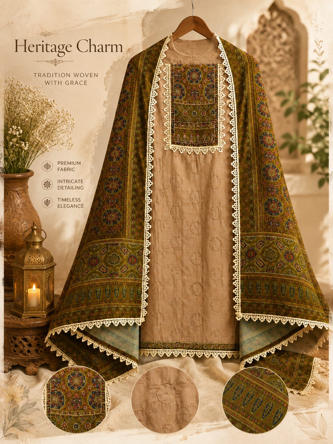 Earthy Elegance – Linen Suit Set
